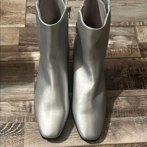 a new day Silver Ankle Boots